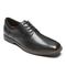 Rockport Slayter Apron Toe Men's Oxford Dress Shoe - Black - Angle